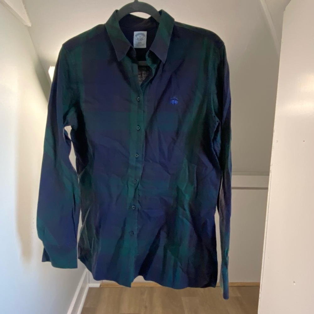 Brooks Brothers Women’s Plaid Button Down. Size 12